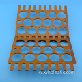 Orange Bakelite Sheet Plastic Machined компоненттери